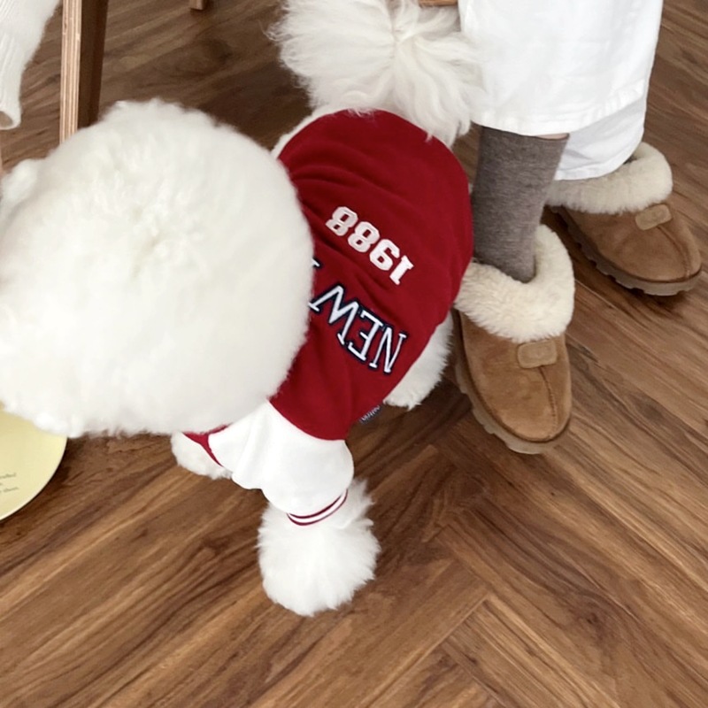 Traje de Béisbol Impreso de Otoño para Mascotas — imagen 4