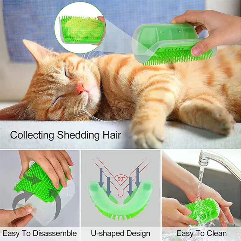 Masajero de rascador para gatos, cepillo para quitar pelo, tabla de aseo para perros y gatitos, Royal Canin Accesorios Kitten Care — imagen 4