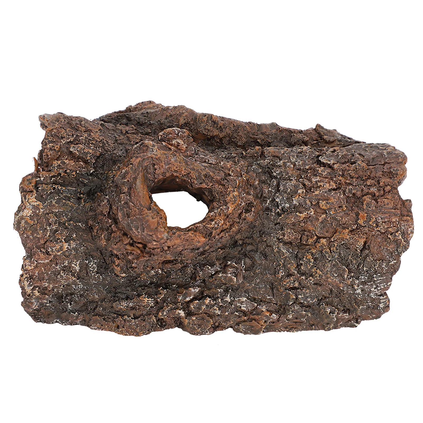 Cueva de Simulación de Corteza de Árbol de Resina para Reptiles y Anfibios, Diseño Natural para Escorpiones y Lagartos 13x7.5x5cm — imagen 4