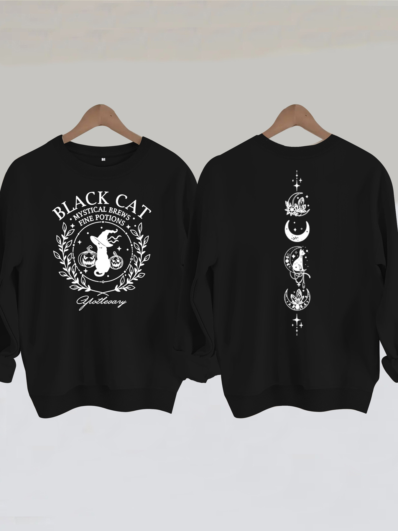 Black Cat Potion Hoodie — image 10