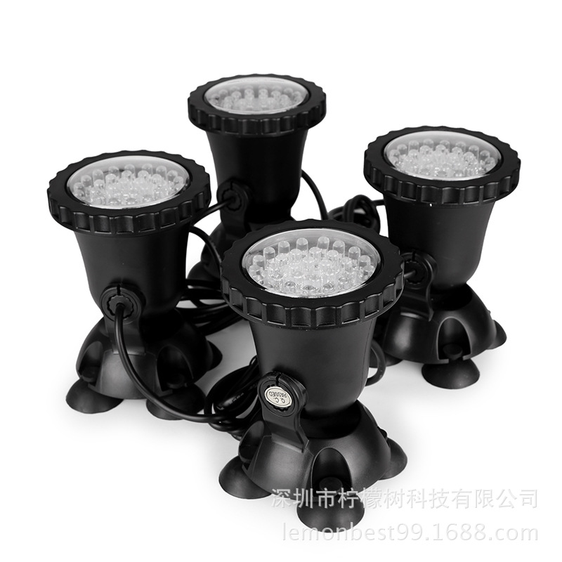 Lámpara cilíndrica de peces LED con luces de color, lámpara de buceo, montaña, piscina y tiro para tanque de peces — imagen 6