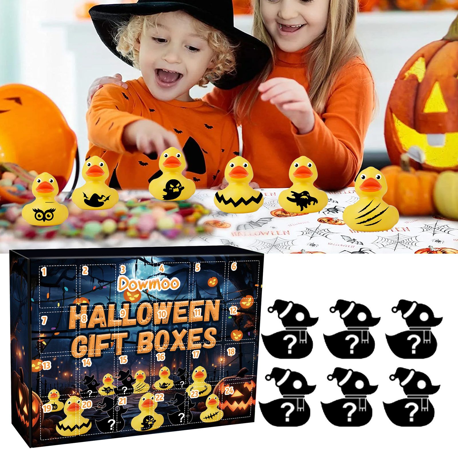 DOWMOO Halloween Duck Blind Box Set, 24 Pieces — image 6