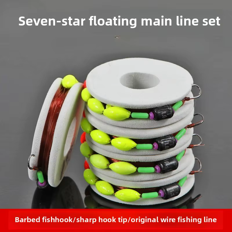 Traditional fishing line sets with hooks, complete set of finished fishing lines with barbs — image 2