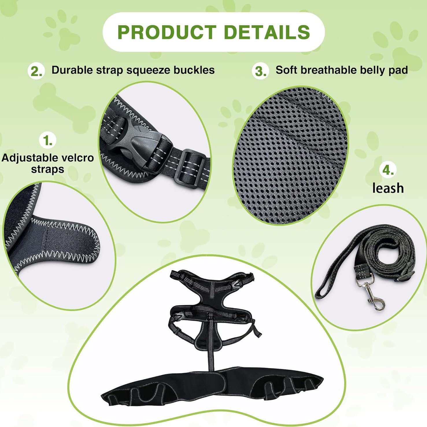 Pet Leg Support Dog Knee Brace Post-Surgery Rehabilitation Knee Support Joint Protection Bandage — image 3