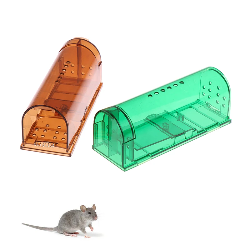 Smart Self-locking Mousetrap Safe Firm Transparent Household Mouse Catcher Control Cage Reusable Mice Rodent Catcher Rat Traps — image 5