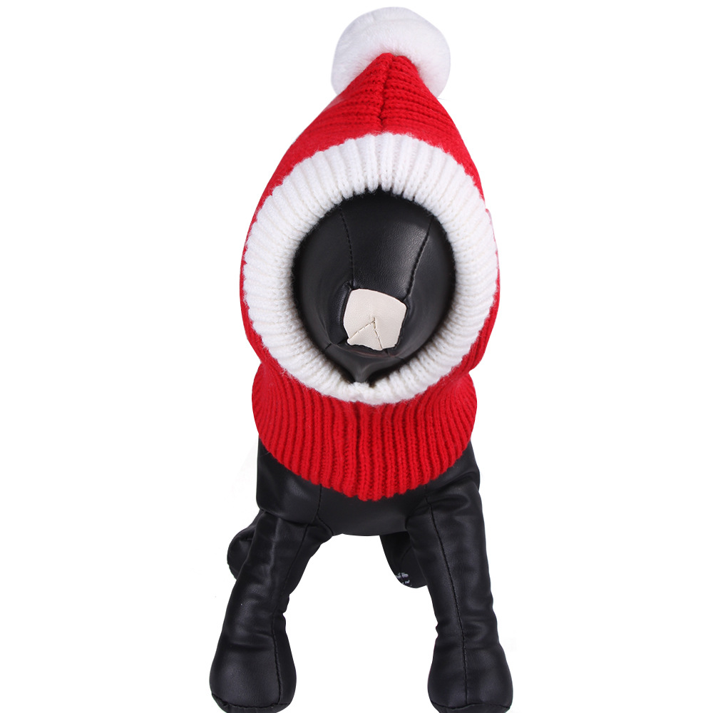 Pet Hat Dog Halloween Christmas Head Cover Cat Teddy Bichon Frightening Headdress Supplies — image 4