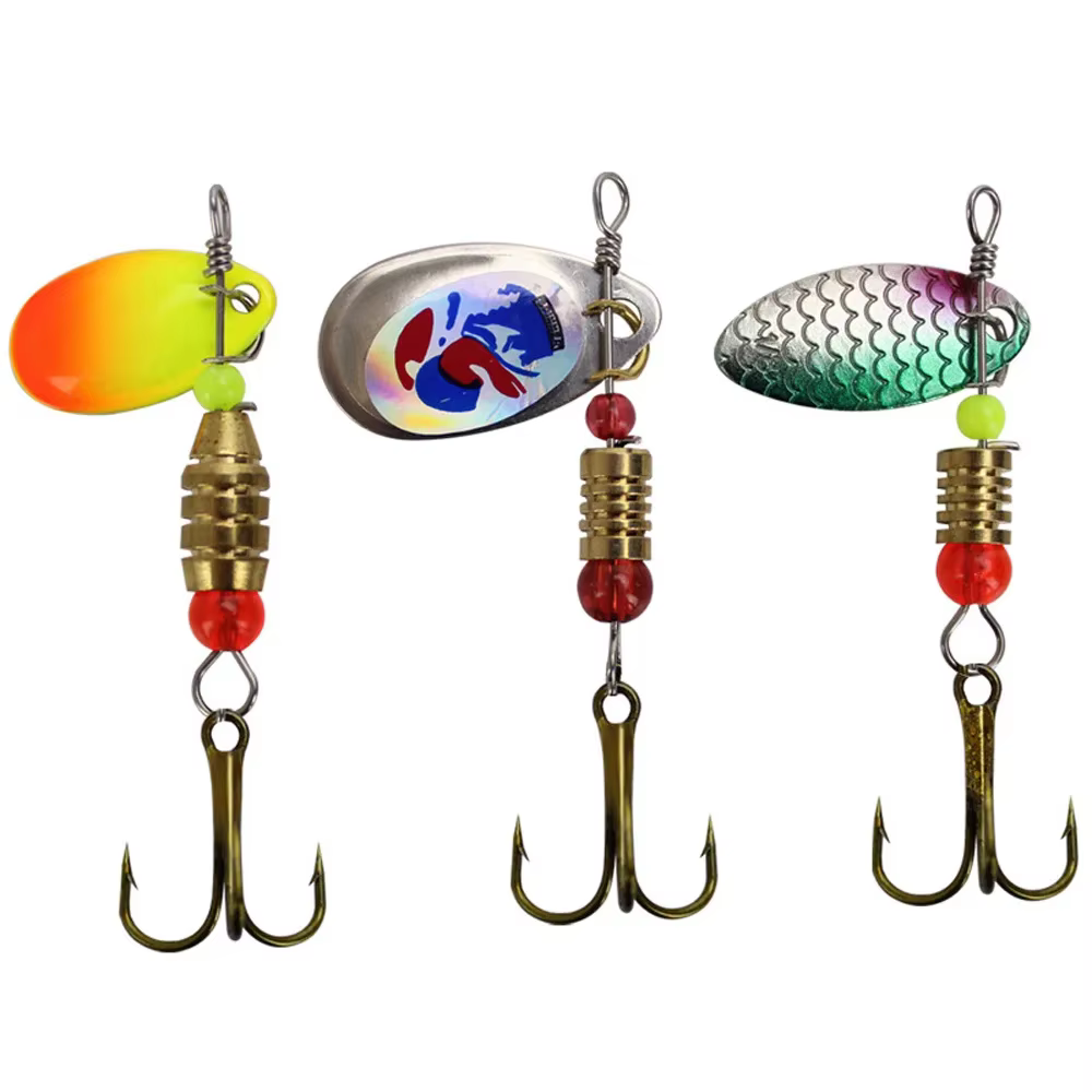 30/10Pcs/lot Spinning Lures Spoon Fishing Set Kit Artificial Bait Spinner Freshwater Saltwater Equipment Fishing Accessories — imagen 3