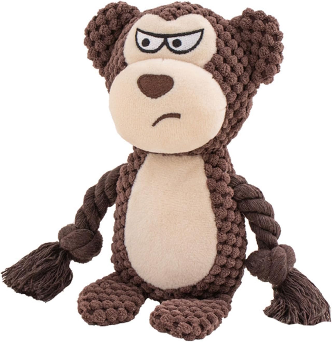 Dog Toys Dog Squeaker Toys With Crinkle Paper Stuffed Animal Dog Plush Chewing Toy Cotton Rope Interactive Toys For Puppy Small Middle Dogs — image 4