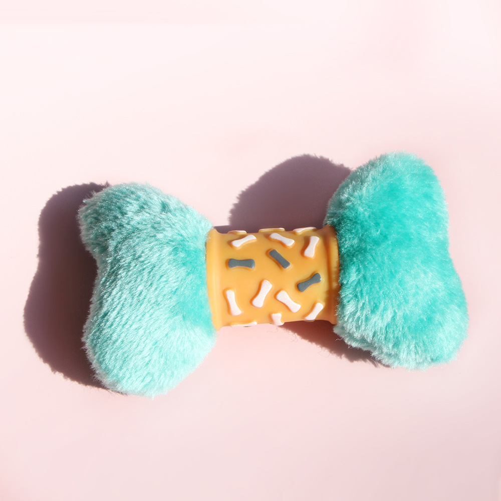 Dog Toy Puppy Teddy Pet Bite-Resistant Cleaning Puppy Plush Bone Supplies Golden Retriever Large Dog Molar — image 3