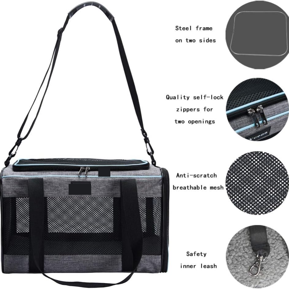 17.5x11x11 Pet Carrier For Cats Toy Of Fabric Pet Home — image 5