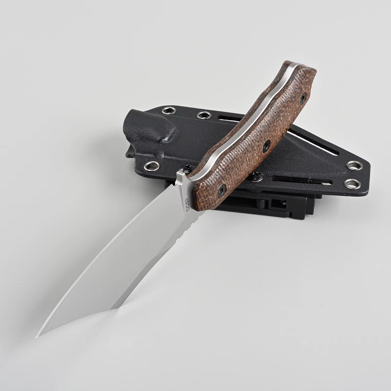 SDOKEDC DC53 Steel Fixed Blade Knife Micarta Handle Outdoor Camping Fishing EDC Utility Tool For Men — image 5