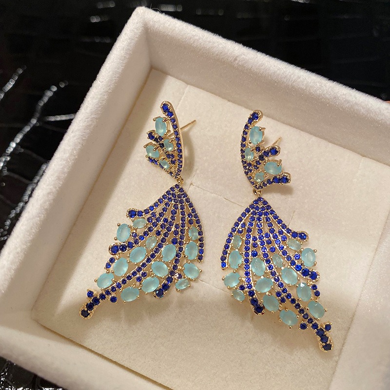 Pulseras de mariposa azul de alta gama, comportamiento retro y mágico — imagen 2