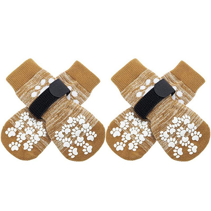 Pet socks foot covers cat and dog socks outdoor anti slip and waterproof shoes socks — image 10
