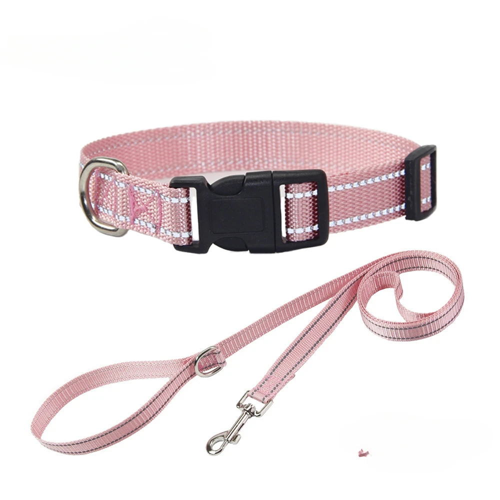 Conjunto de Cuello y Correa para Perros en Nylon - Accesorios para Mascotas Pequeñas, Medianas y Grandes — imagen 10