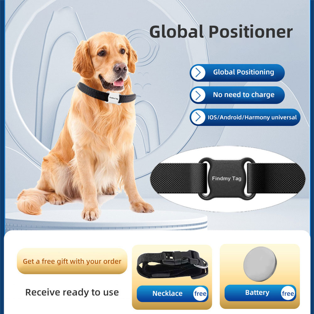 Pet Loss Preventer Global Positioning Airtag Loss Preventer Cat and Dog Intelligent Tracking Loss Preventer Pet Collar — image 1
