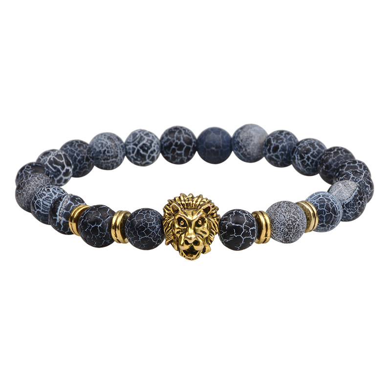 Natural Stone Owl Head Yoga Bracelet — image 5