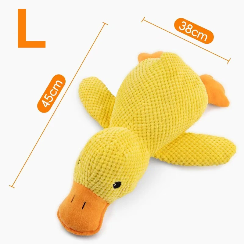 Duck de Plush para Compañero de Perros con Sonido y Función de Limpieza Dental, Divertido para Gatos y Mascotas - Duck de Carga — imagen 8