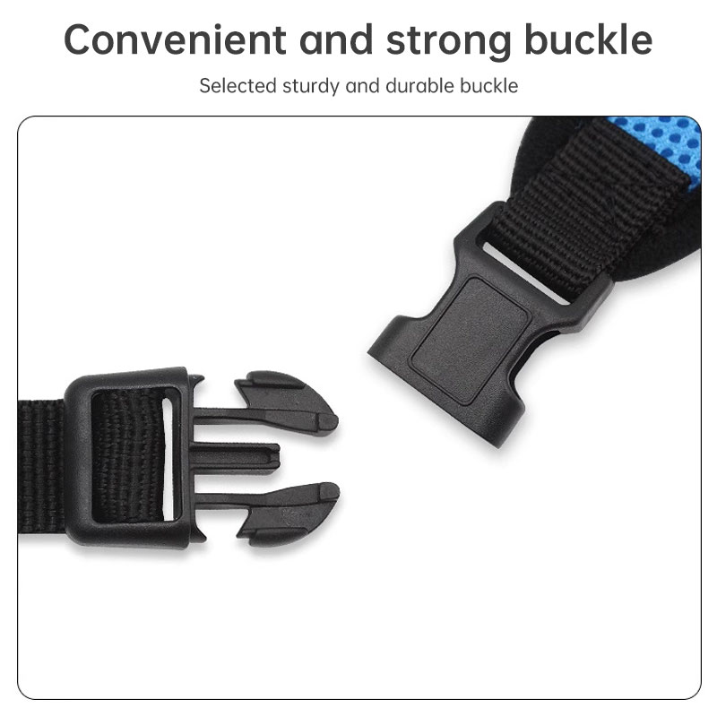 Adjustable pet harness set (small dogs/cats): vest, collar, leash. Fits French Bulldogs, Chihuahuas, etc — image 14
