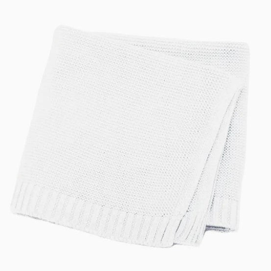 Cotton Knitted Baby Blanket with Embroidered Bear and Personalized Name, Soft Infant Car Seat Cover and Nap Blanket — image 20
