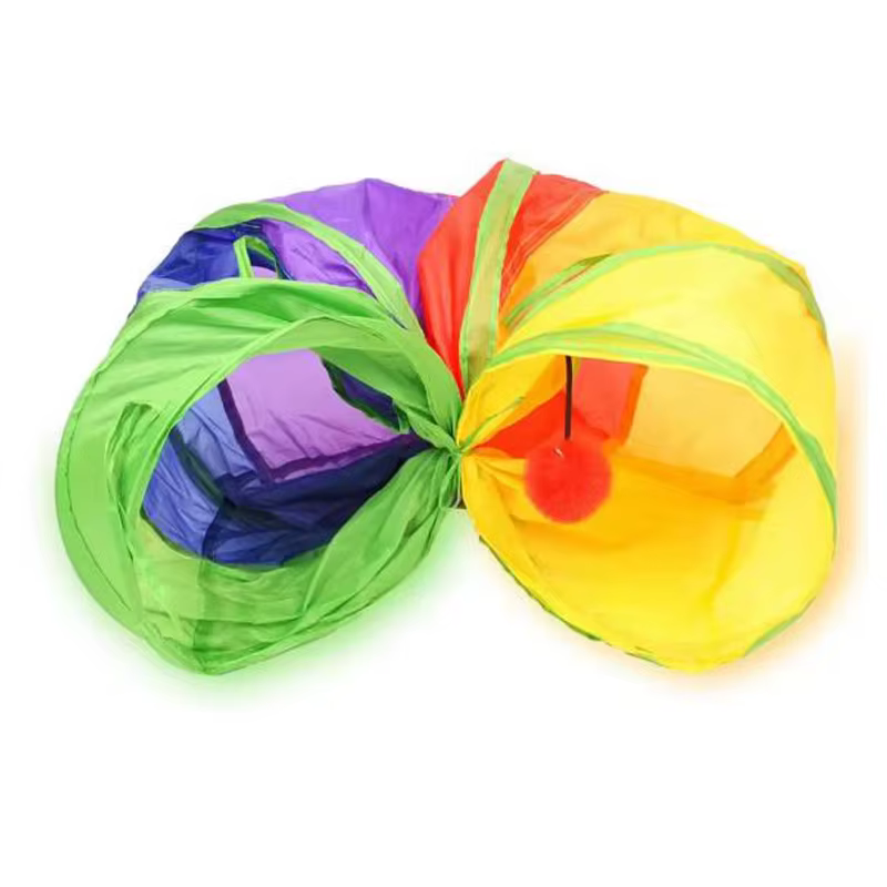 Túnel para Gatos y Cachorros: Tubo Colapsable de Juego Interactivo, Interior y Exterior, Ideal para Rompecabezas, Ejercicio y Entrenamiento — imagen 3