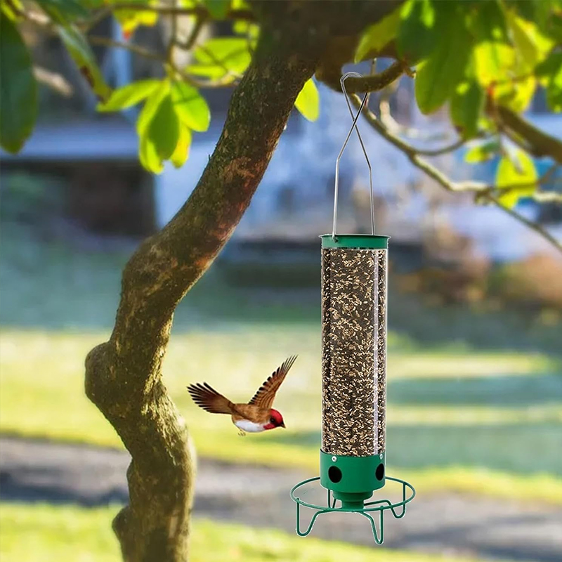 Comedor de Pájaros Giratorio Insecticida con Activador de Peso y Repelente de Ardillas — imagen 4