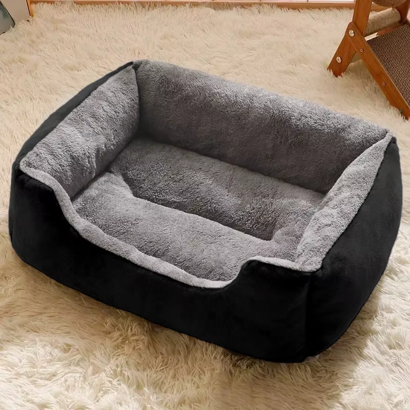 Cat's Nest Dog's Nest Winter Warm Nest Cama de osito para perros de tamaño pequeño y mediano, cama para mascotas, alfombra para perros, nido universal para cuatro estaciones — imagen 1
