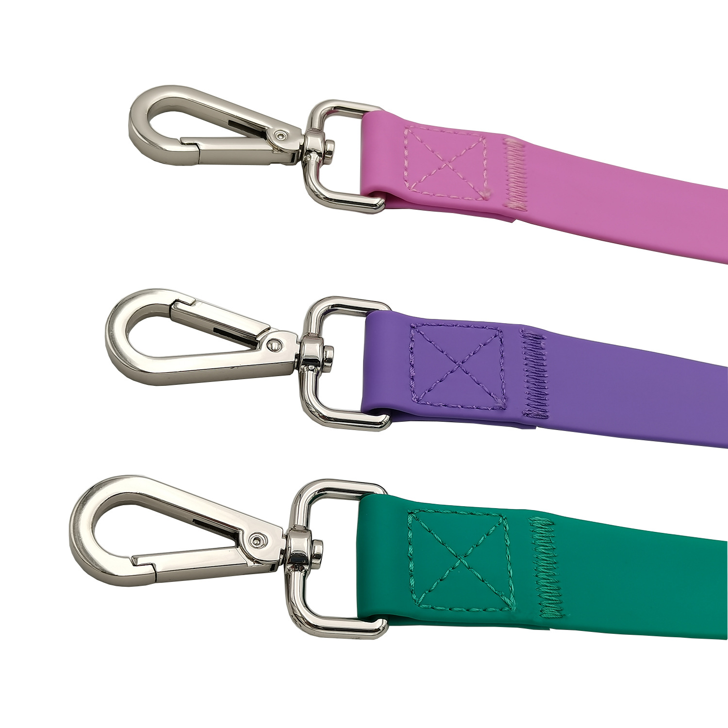 Cinturón de Fuerza para Perros con Cordon de Goma y PVC, Color Morado, Impermeable — imagen 3
