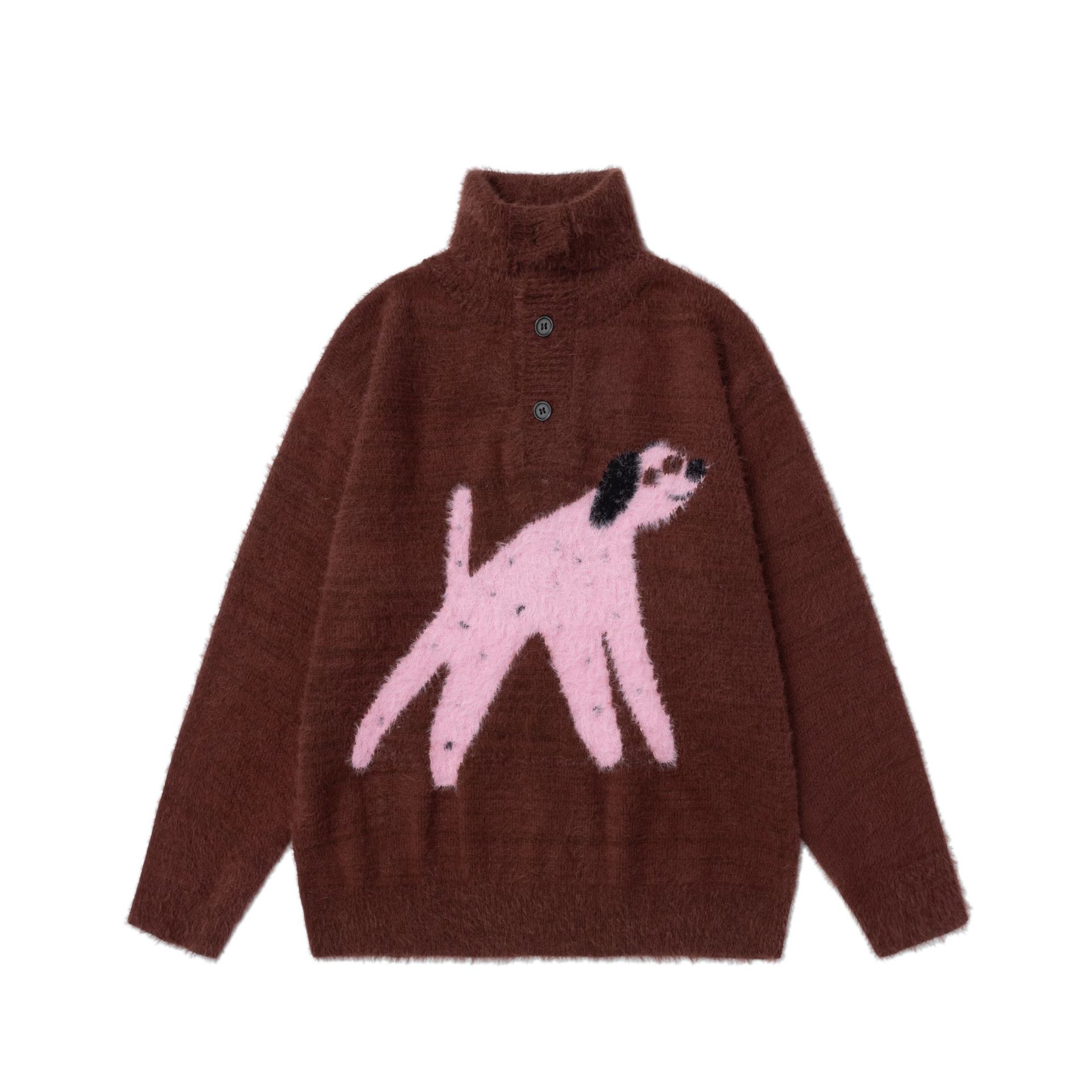 Cartoon puppy sweater — image 4