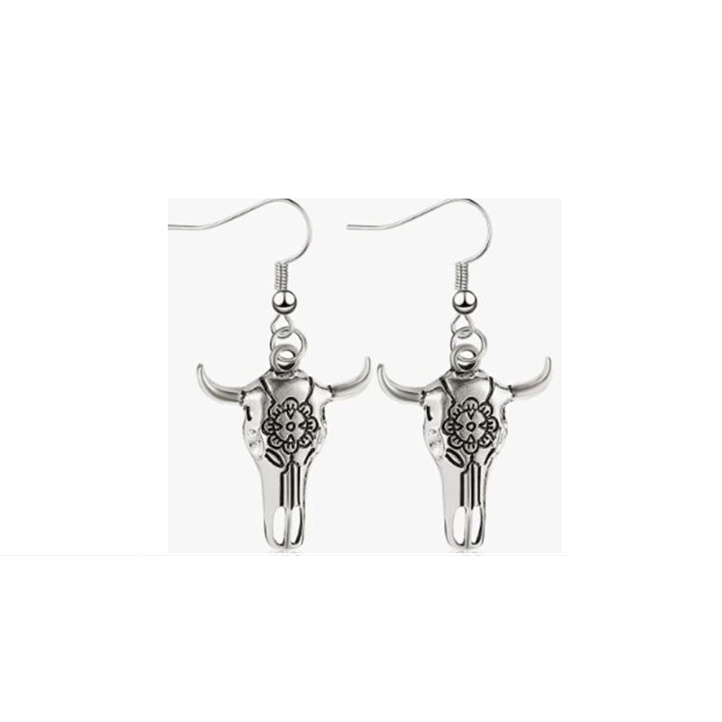Auriculares de Vaquero Occidental, Caballo y Botas de Pistola, Cascos de Caballo, Pendientes de Aleación Vintage, Estilo Étnico — imagen 3