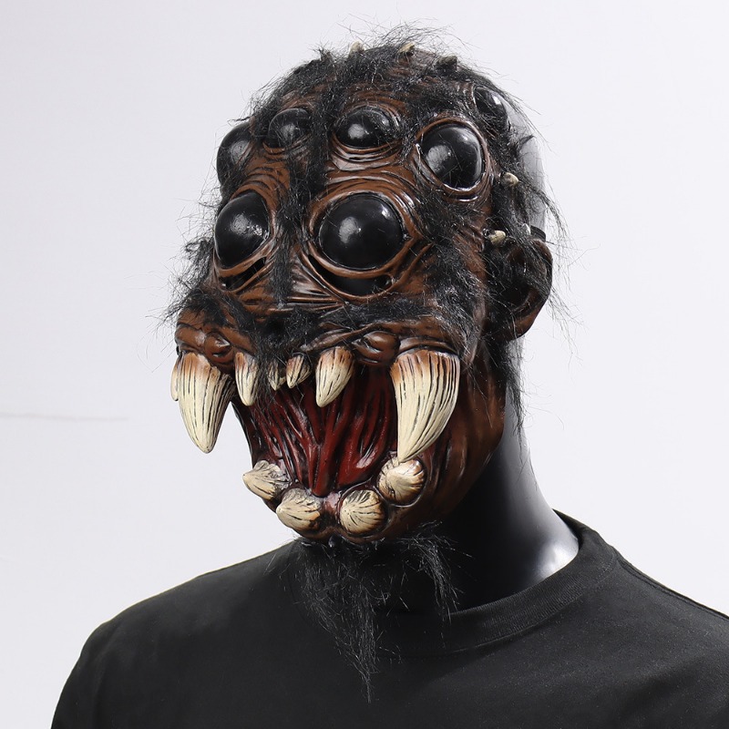 Halloween Horror Spider Latex Animal Mask Party Costume Cosplay Prop — image 2
