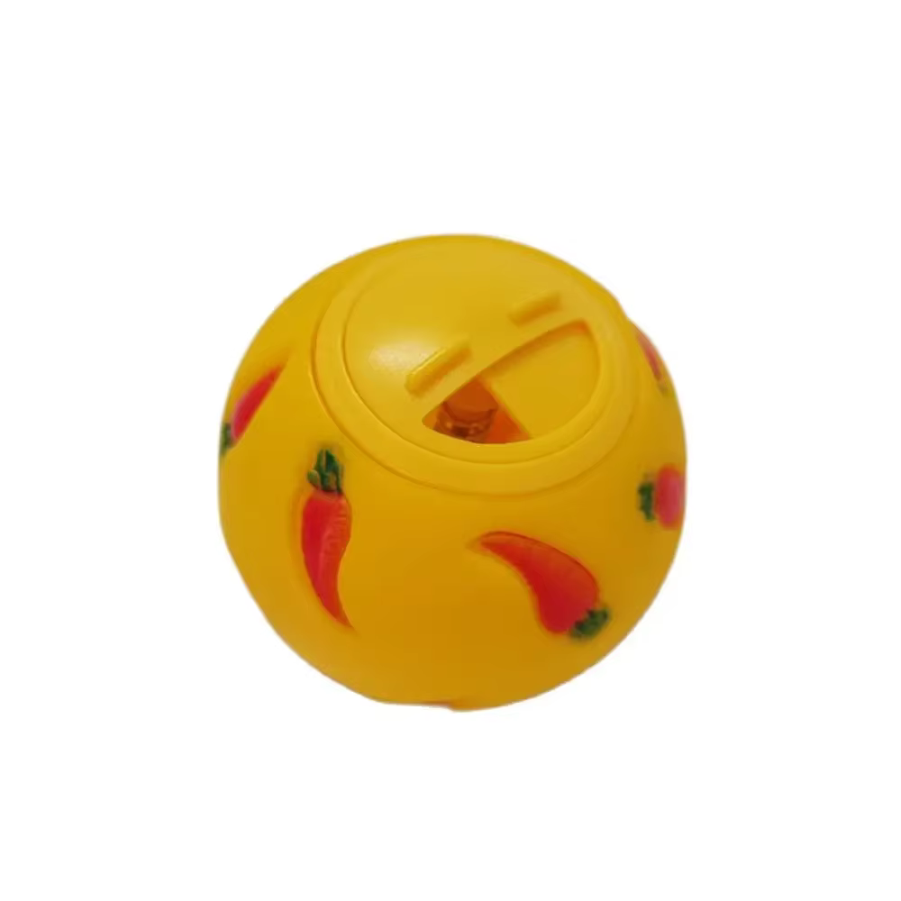 Rabbit Treat Ball Pet Slow Feeder Interactive Bunny Toy Snack Toy Ball Bite Resistant Feeding Toys Ferret Kitty Hamster Toy — image 2