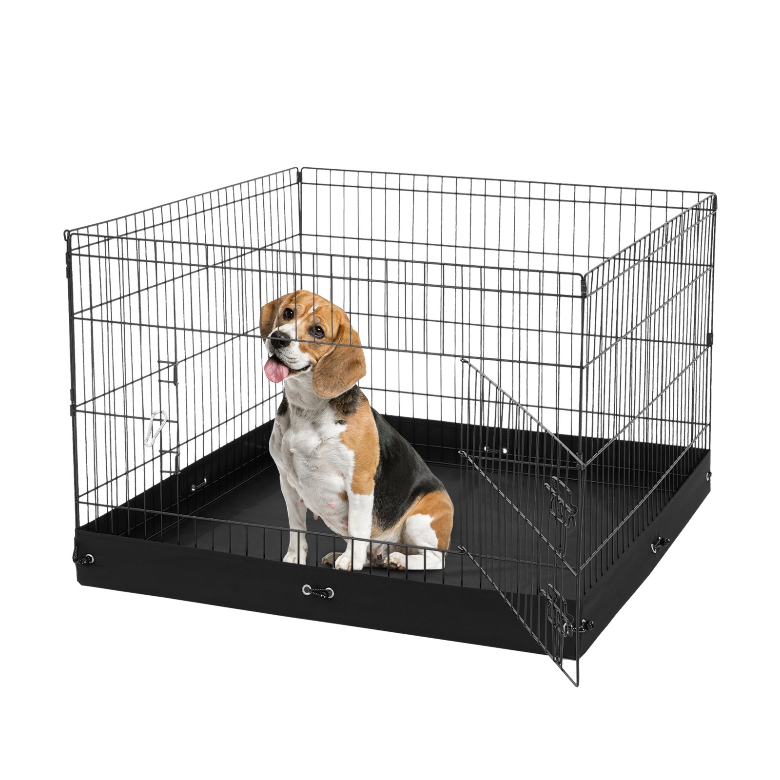 Cubo de Juego para Perros 4 Paneles Reversible Metalo con Funda 36 Pulgadas — imagen 1