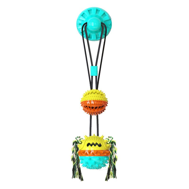 Pet Products Strong Suction Cup Dog Toys Molar Dog Products Bite Resistant Ball — image 4