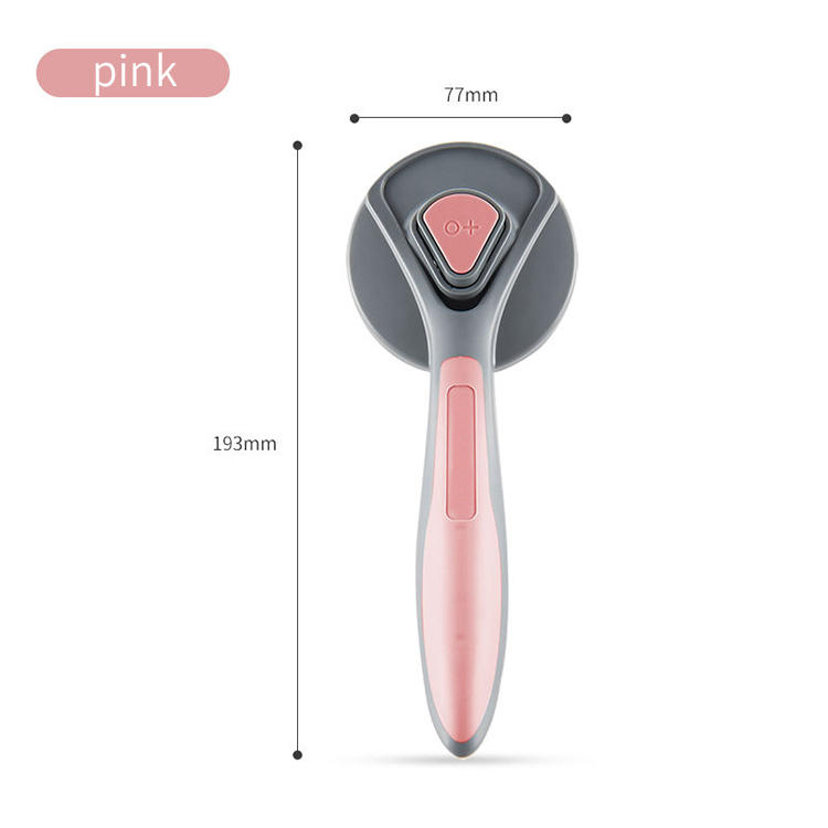 Cepillo de Pelo para Mascotas Auto-Limpiable - Cepillo de Gato y Perro con Púas de Aguja para Eliminar Pelos Flotantes — imagen 7