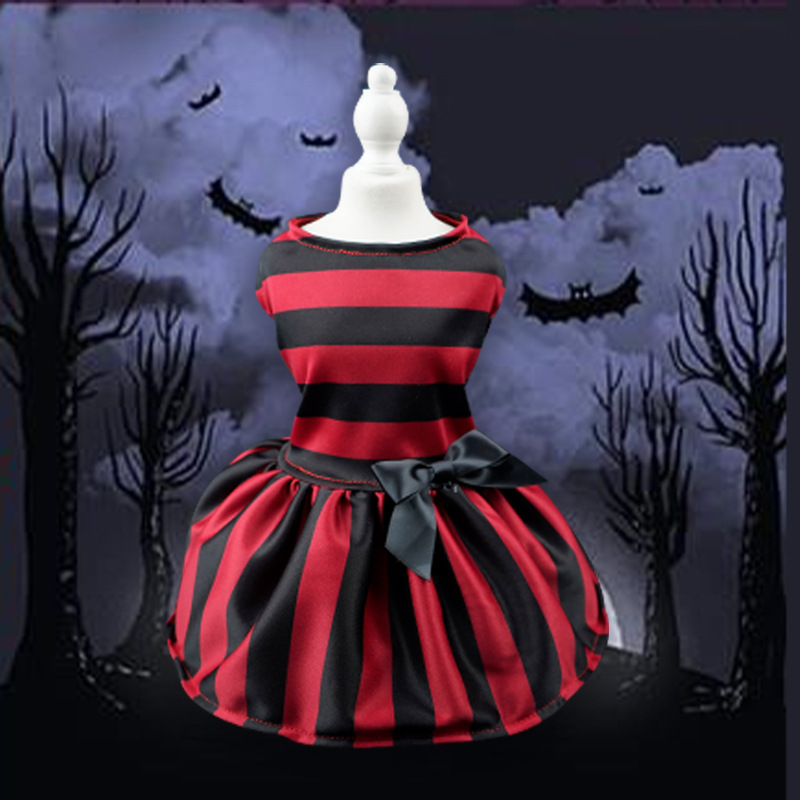 Pet Clothes Halloween Factory Dress for Small Dogs, Cute Clown Wizard Printed Design — image 7
