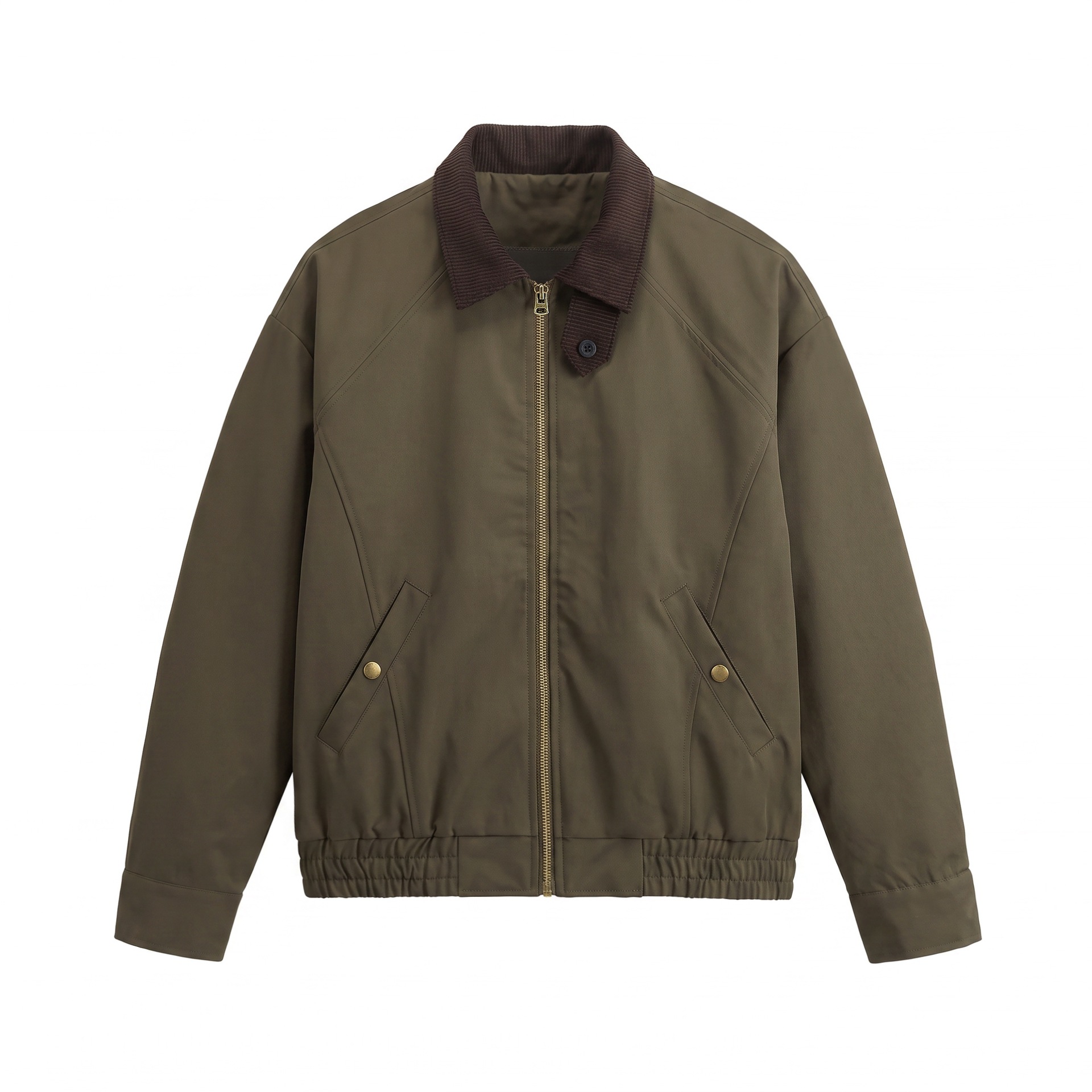 Collar Hunting Jacket Men's Vintage Casual Workwear Coat — image 2