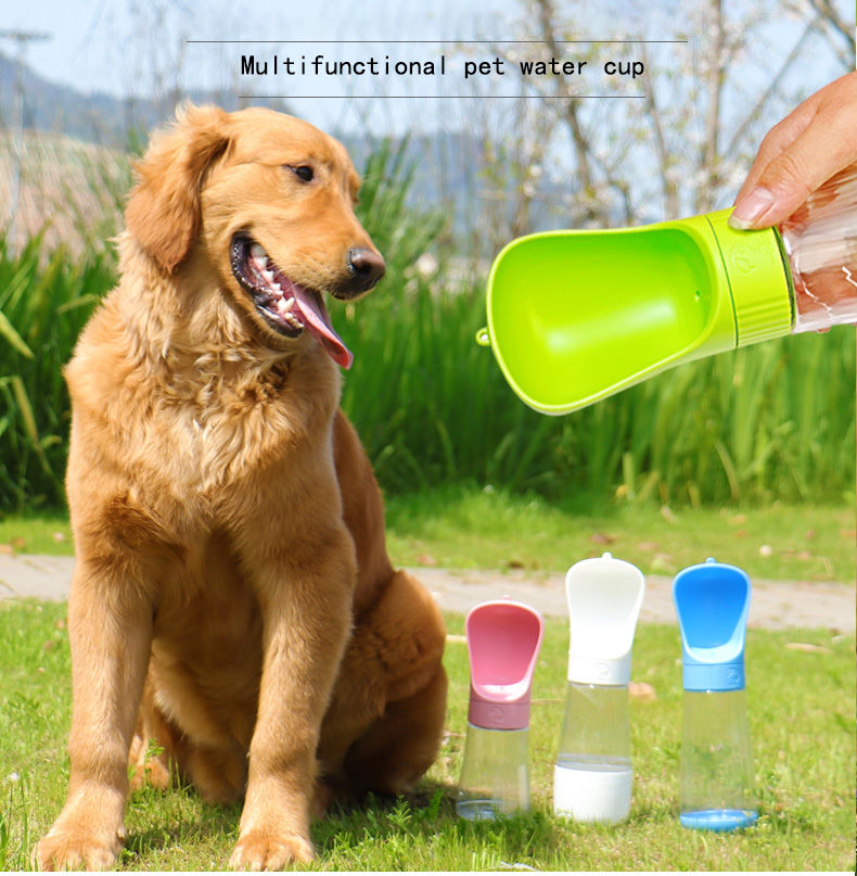 Pet Dog Accompanying Water Cup Outdoor Drinking Water Feeding Water Drinking Fountain Teddy Portable Water Bottle Water Bottle Outing Supplies — image 1