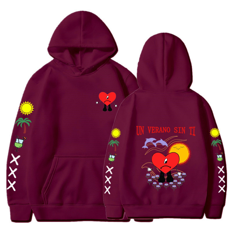 Bad Bunny Un Verano Sin Ti Album Graphic Hooded Unisex Sweatshirt — image 5