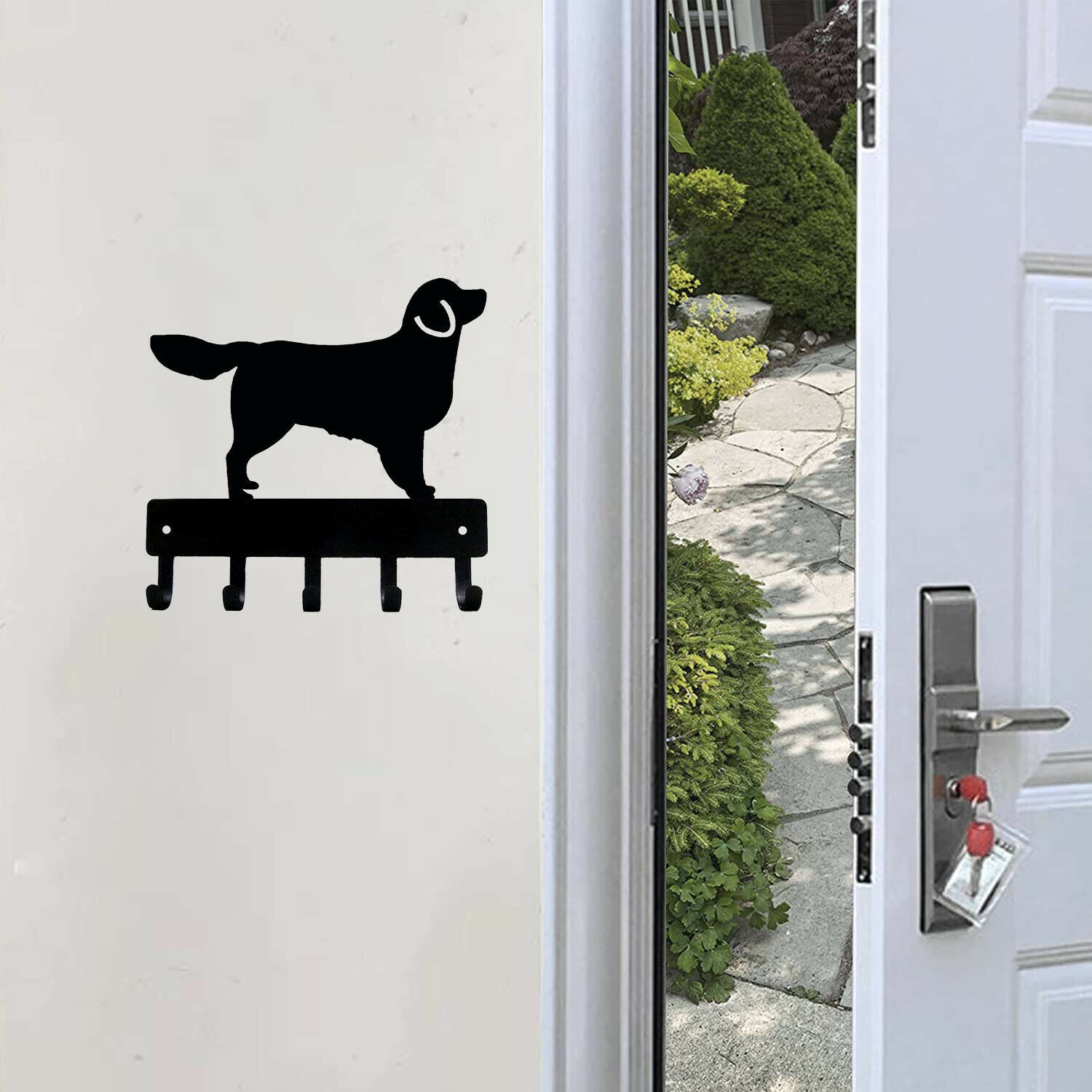 Callejones de Hierro Productos Metálicos Percha para Mascotas Caninas — imagen 1