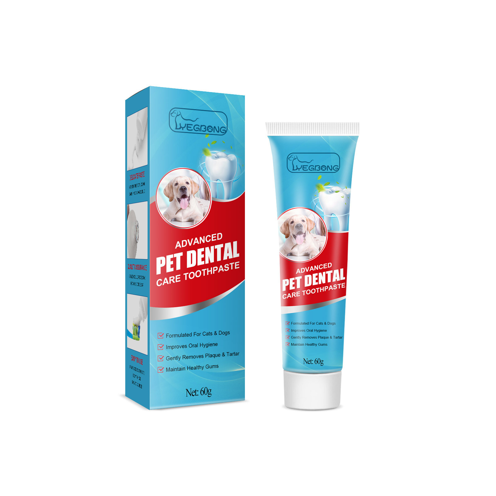 Pet Toothpaste, Fresh Breath Bad Breath Tartar Clean Dog And Cat Oral Care Edible Toothpaste — image 3