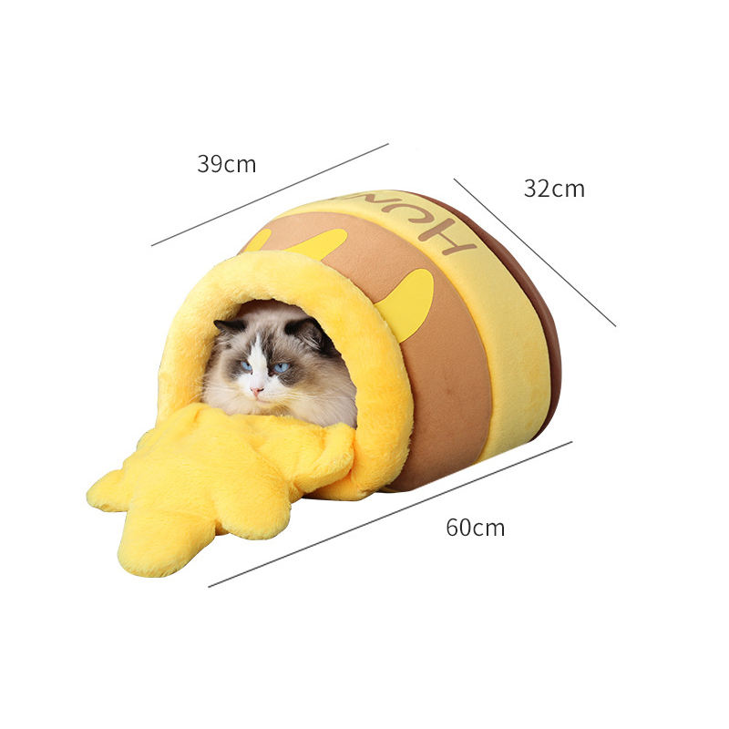 Honey Jar Pet Cat Kennel Winter Warm Pet Supplies — image 5