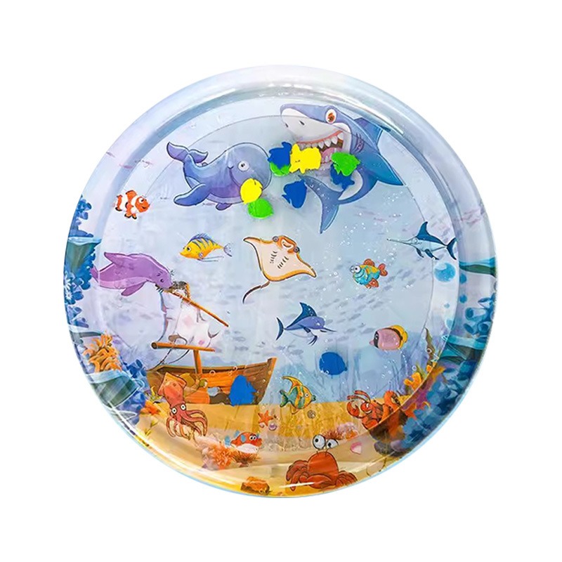 Pet water injection ice pad, summer cat and dog fun cooling water mattress, inflatable patting water pad toy — image 1