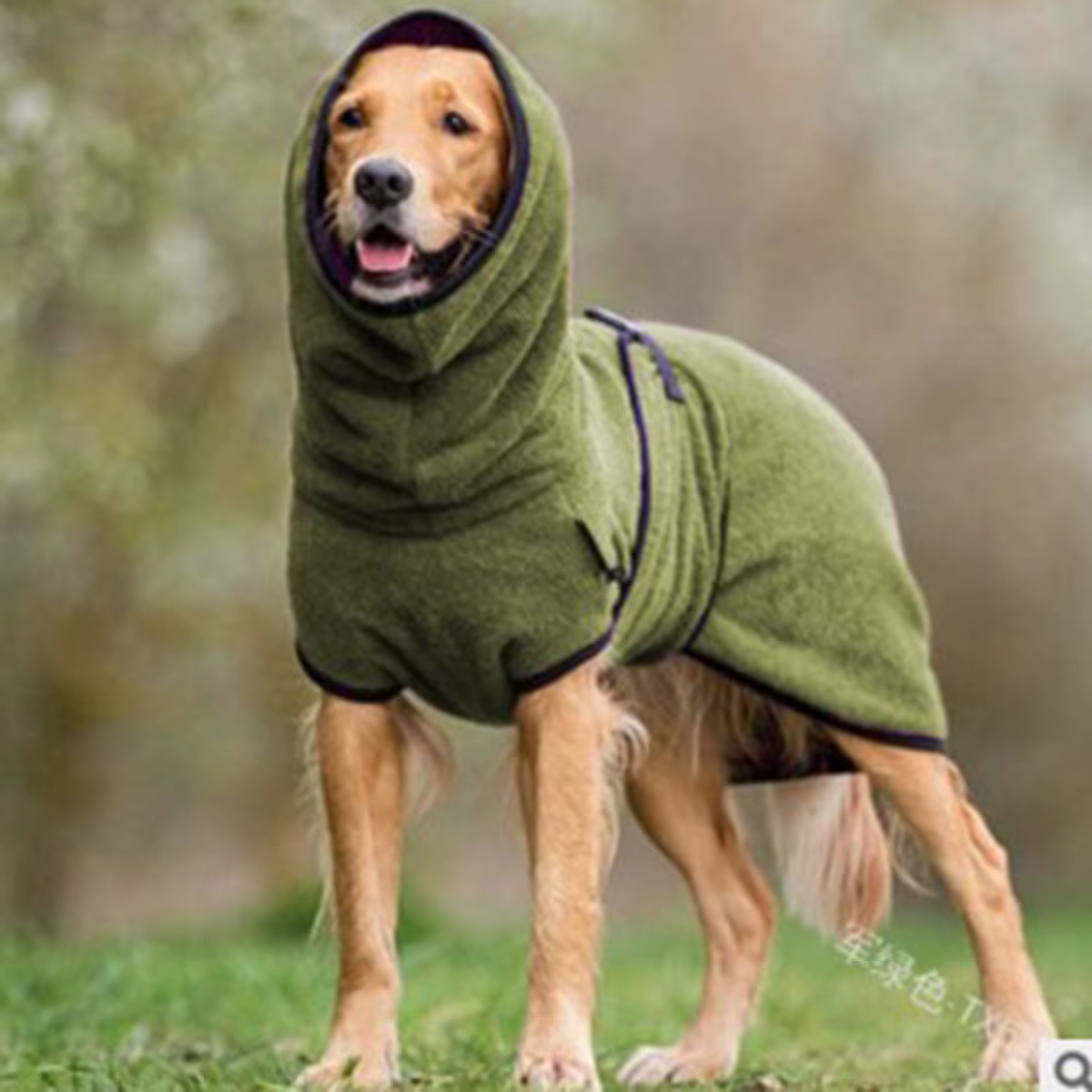 Generic Dog Winter Coat for Whippet, Greyhound Cosy Fleece Jumper, Jacket Lurcher and Clothe with Warm Lining, Adjustable Band M — image 3
