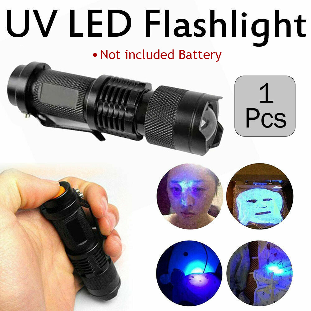 Lámpara UV Portátil de Flash de 395nm para Inspección, Detectar Manchas de Orina Canina y Escorpiones, Insectos y Falsificaciones — imagen 6