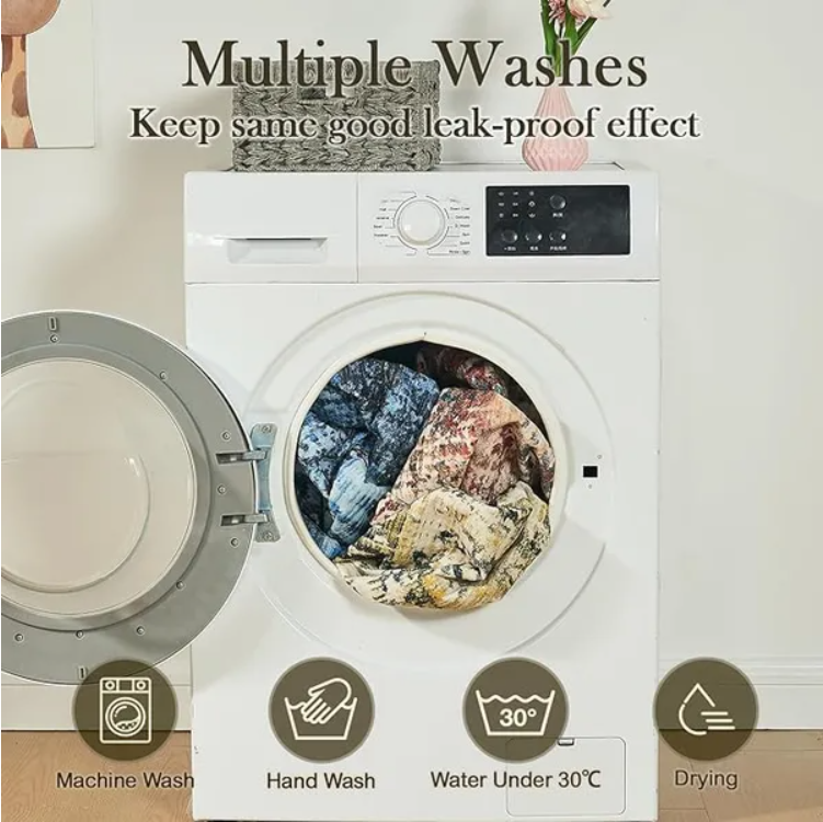 Qeils Washable Pee Pads For Dogs, 2 Pack Reusable Puppy Pads 36x41 Super Absorbent Leakproof Dog Training Pads, Non-Slip Potty Pads For Floor, Crate, Couch, Whelping Pads Litter Mat Pet Supplies — image 5