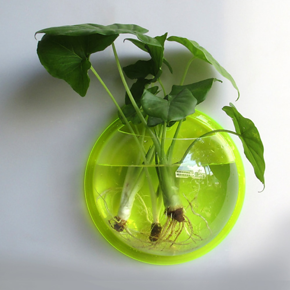 Pot Plant Wall Mounted Newest Hanging Decor Bubble Bowl Flowers Fish Tank Home Decor Aquarium Home Decoration Accessories — image 5