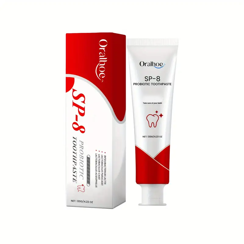 SP-8 Probiotic Toothpaste Deep Clean, Bright White Teeth & Long-Lasting Mint Freshness — image 1
