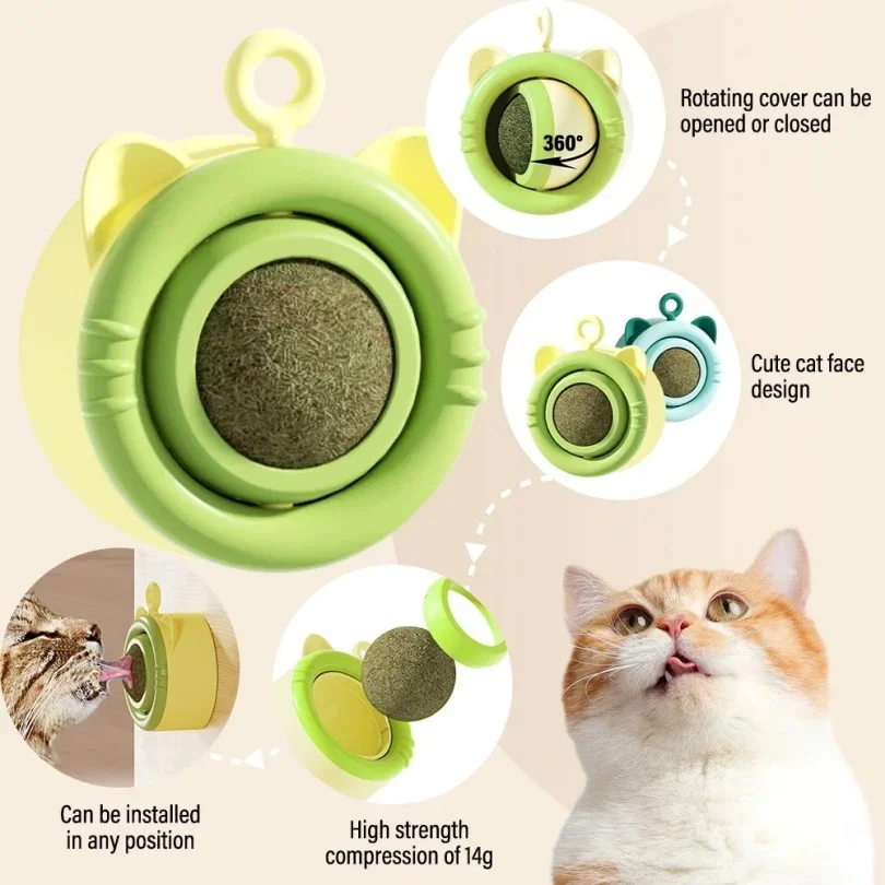 Cat Licking LeCat Mint Ball Supplies Teeth Grinding Artifact — image 6