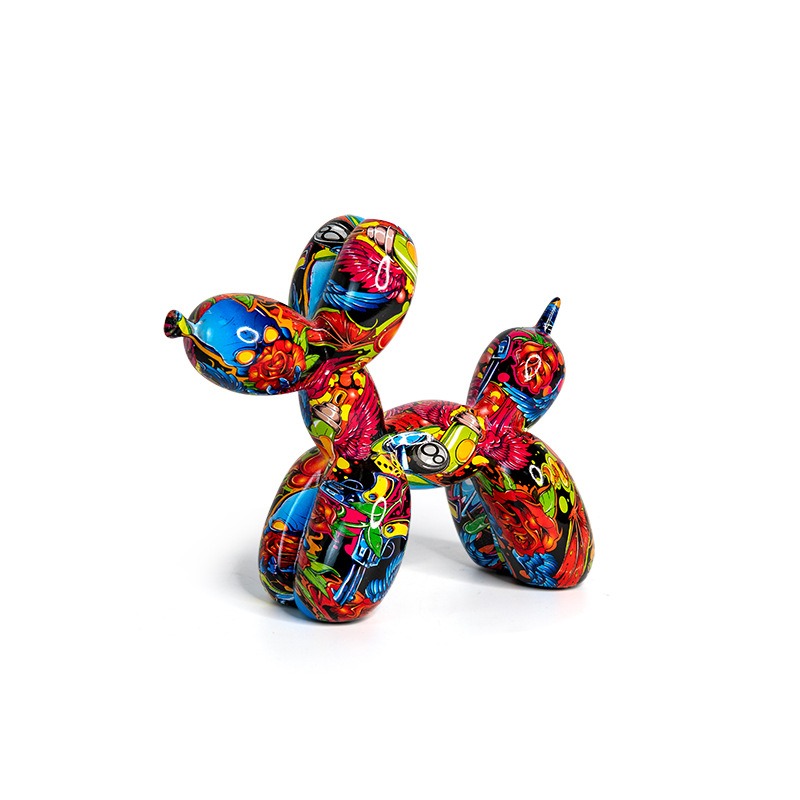 Balloon Dog Resin Ornaments Creative European-Style Home Living Room Soft Furnishing Crafts Desktop Decorations — image 8