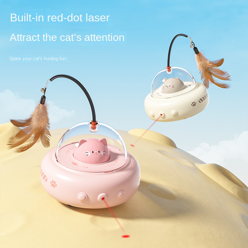Smart Cat Toy Feather Teaser Stick Pet Toy — image 2